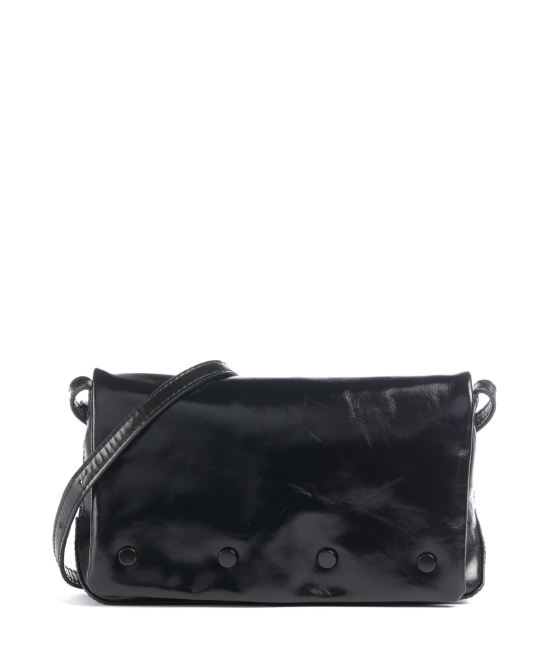 Liebeskind Rive Paper Touch Crinkle S Umhängetasche black