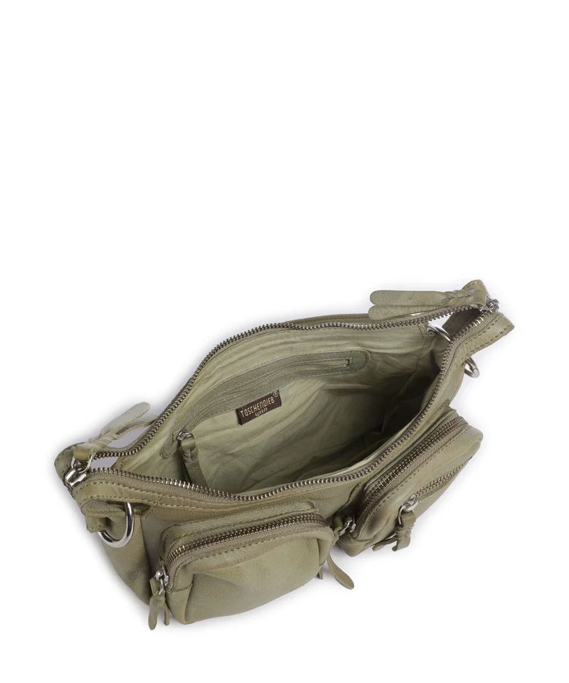 Taschendieb Wien Salvatorianerplatz 4 Schultertasche green leaf