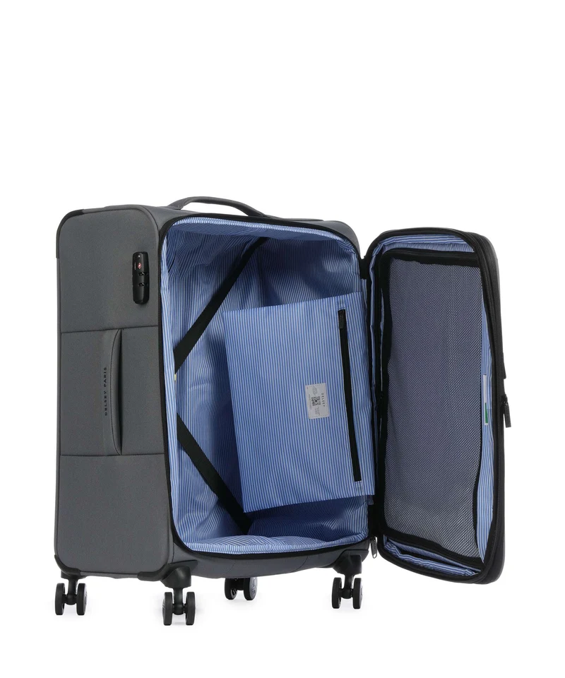Delsey Paris x United Colors of Benetton BE 4-Rollen Trolley anthracite