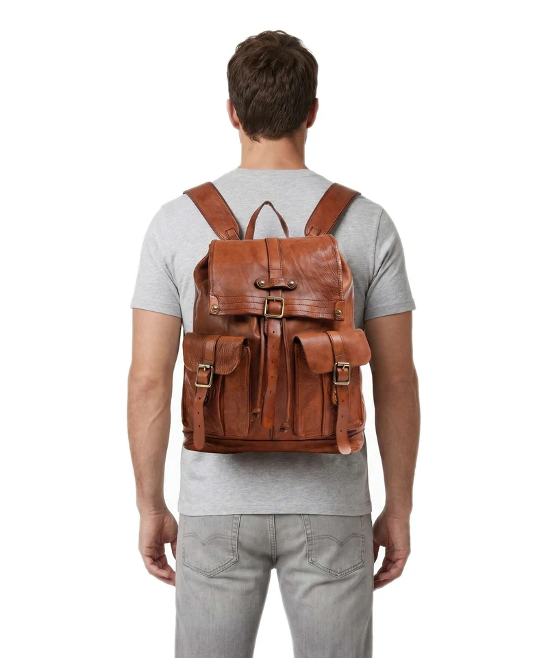 Campomaggi Rucksack cognac