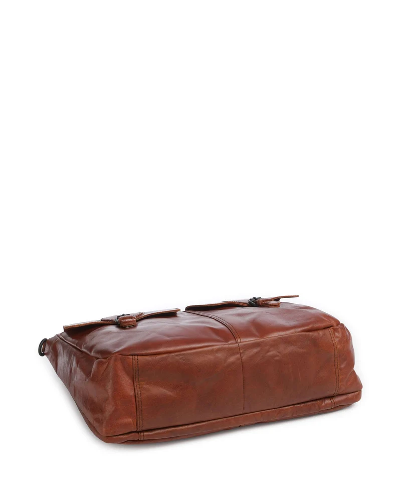 Spikes & Sparrow Bronco Fee Aktentasche brandy