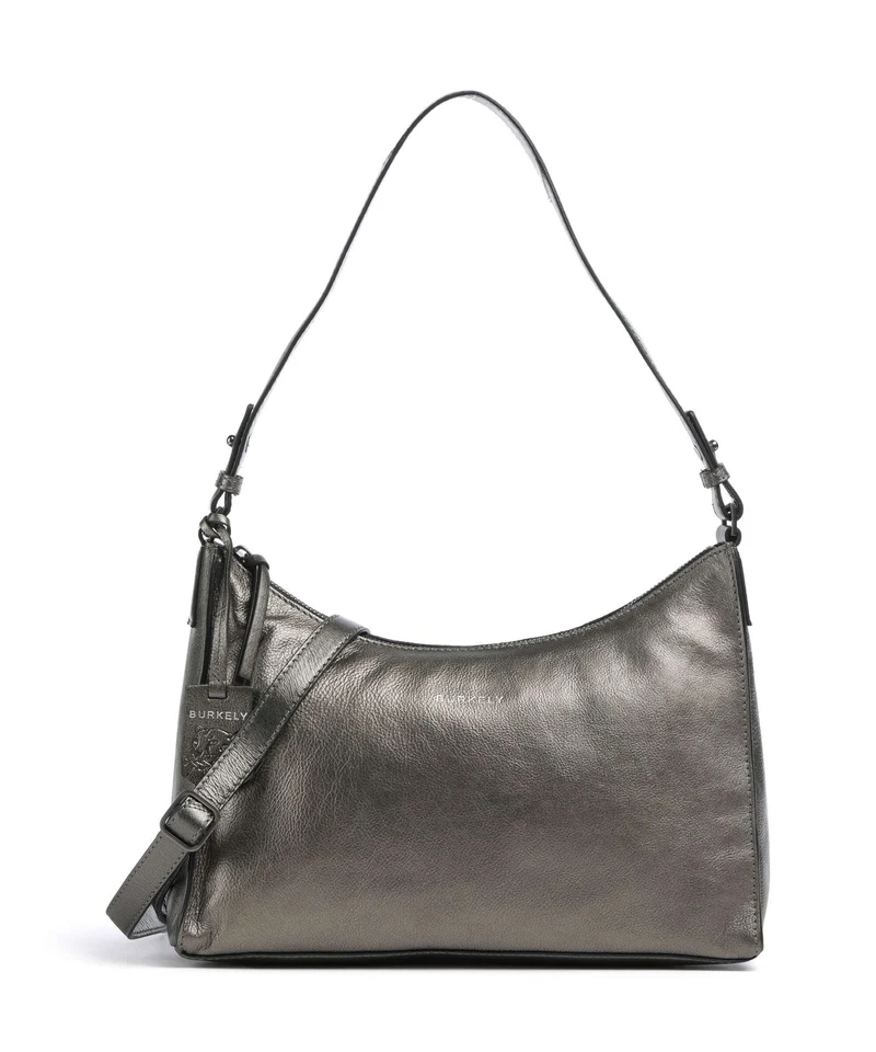 Burkely Creased Crystal Schultertasche gunmetal