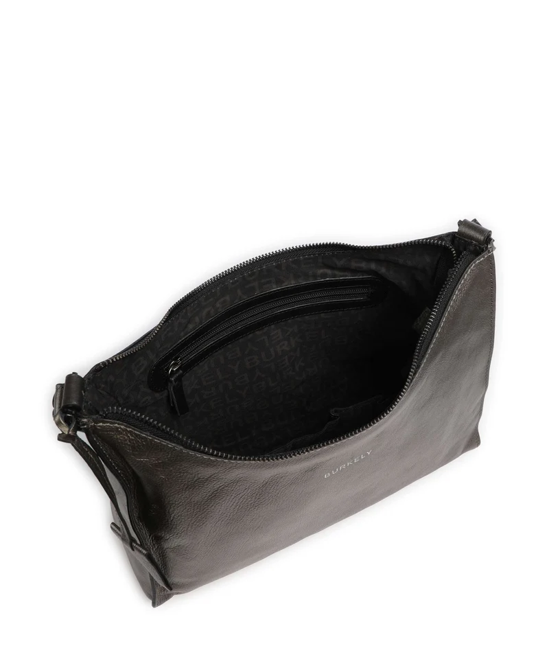 Burkely Creased Crystal Schultertasche gunmetal