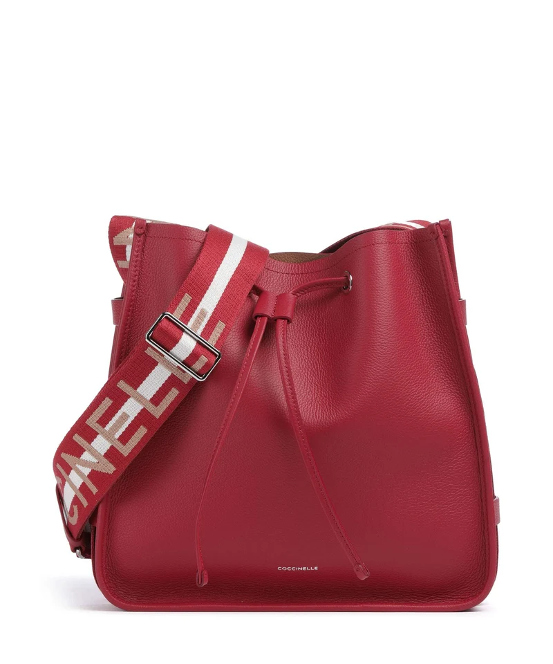 Coccinelle Raquel Bucket Handtasche sangria/skin