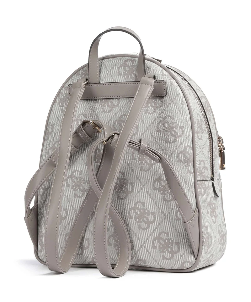 Guess Erenia Rucksack dark taupe logo