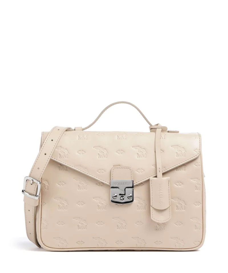 Maison Mollerus Stampato Marly Umhängetasche vanilla beige