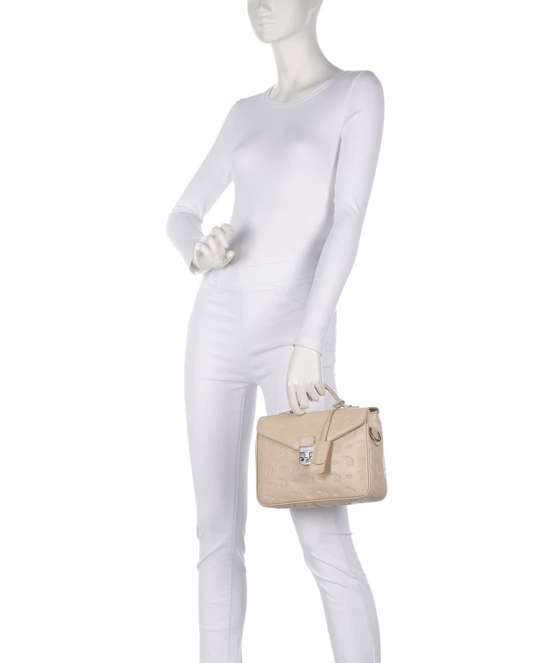 Maison Mollerus Stampato Marly Umhängetasche vanilla beige