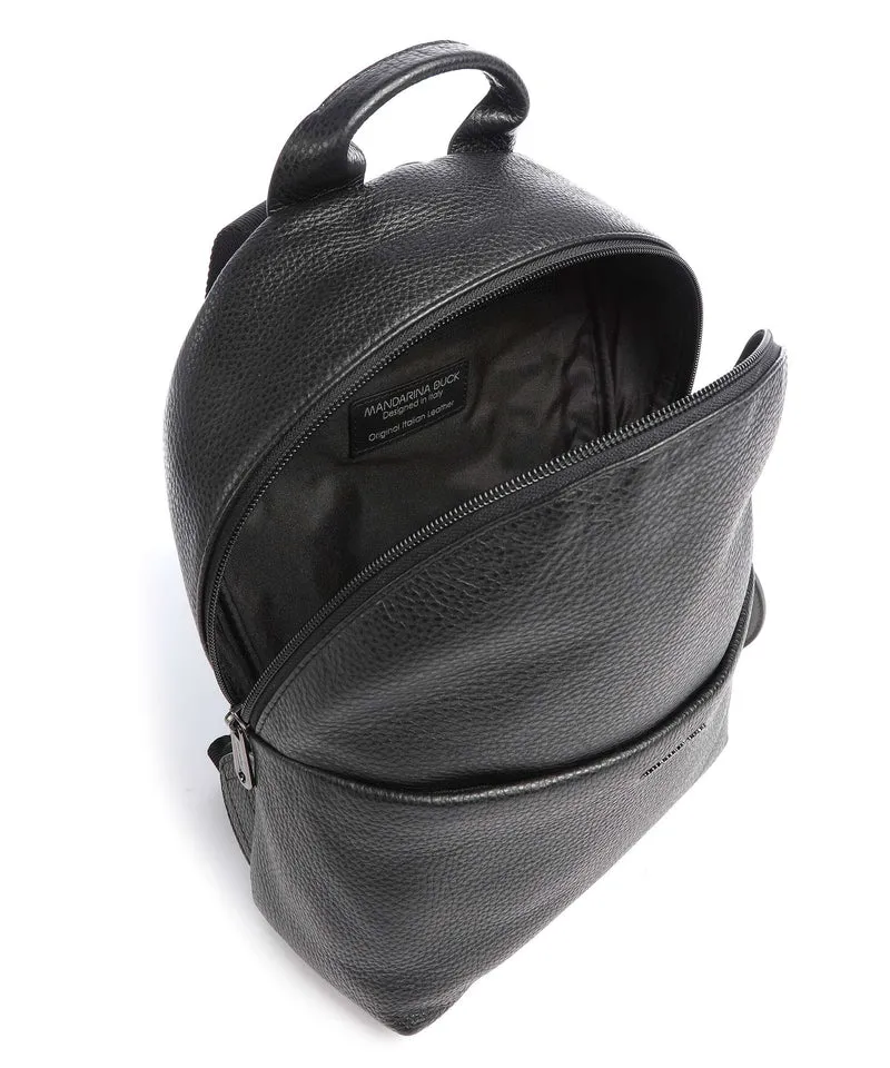Mandarina Duck Mellow Leather Rucksack nero