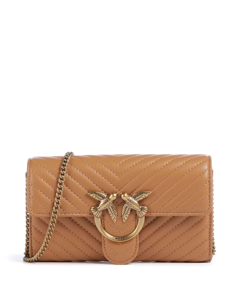 Pinko Love One Geldbörse torrone/antique gold