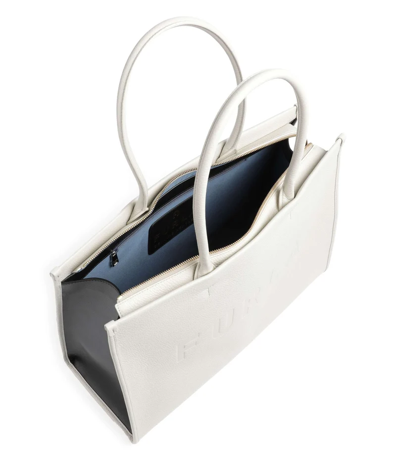 Furla Opportunity L Shopper marshmallow/nero