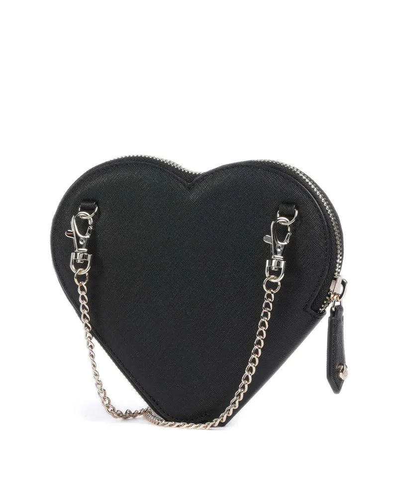Vivienne Westwood Saffiano Heart Umhängetasche black