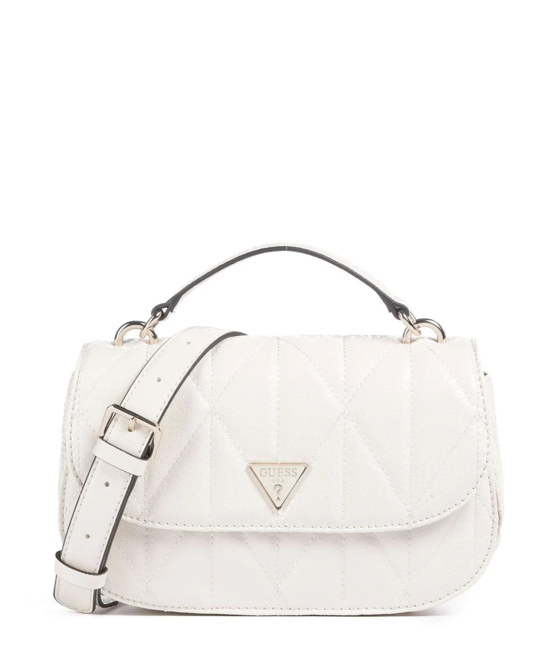 Guess Aldina G-Shine Umhängetasche offwhite