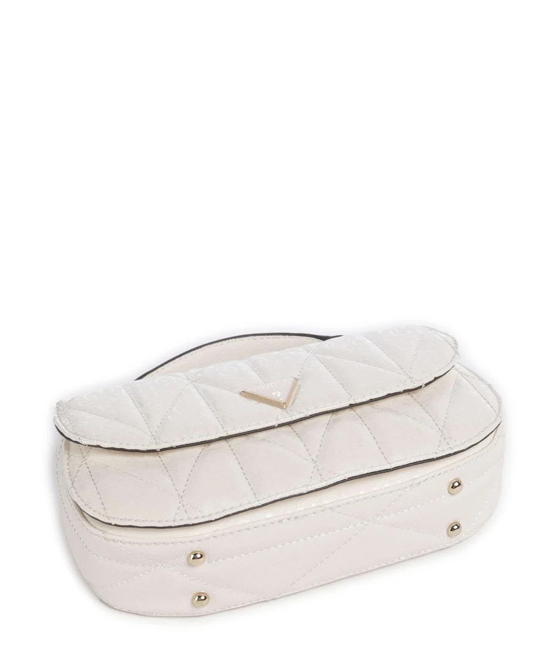 Guess Aldina G-Shine Umhängetasche offwhite