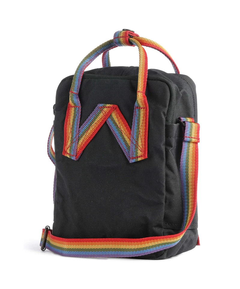 Fjällräven Kånken Sling Umhängetasche black/rainbow