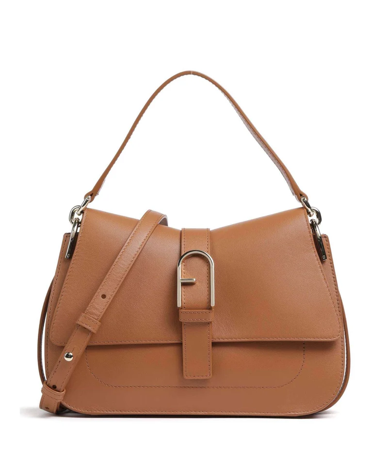 Furla Flow M Handtasche brandy