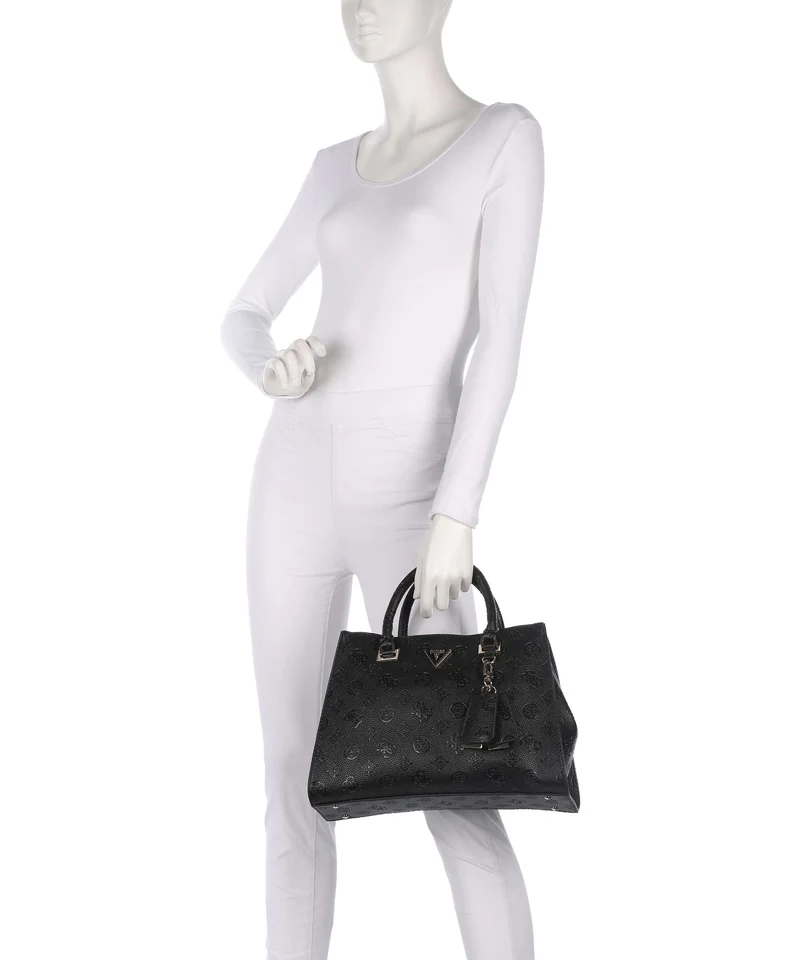 Guess Cresidia Handtasche black logo