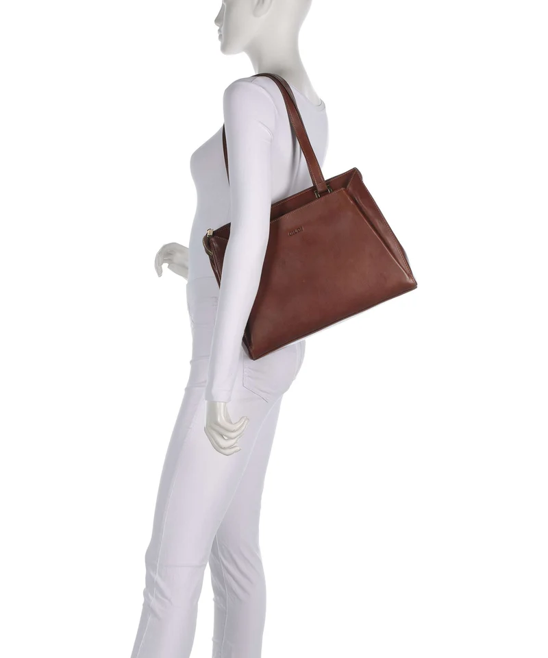 Giudi Crown Shopper brown