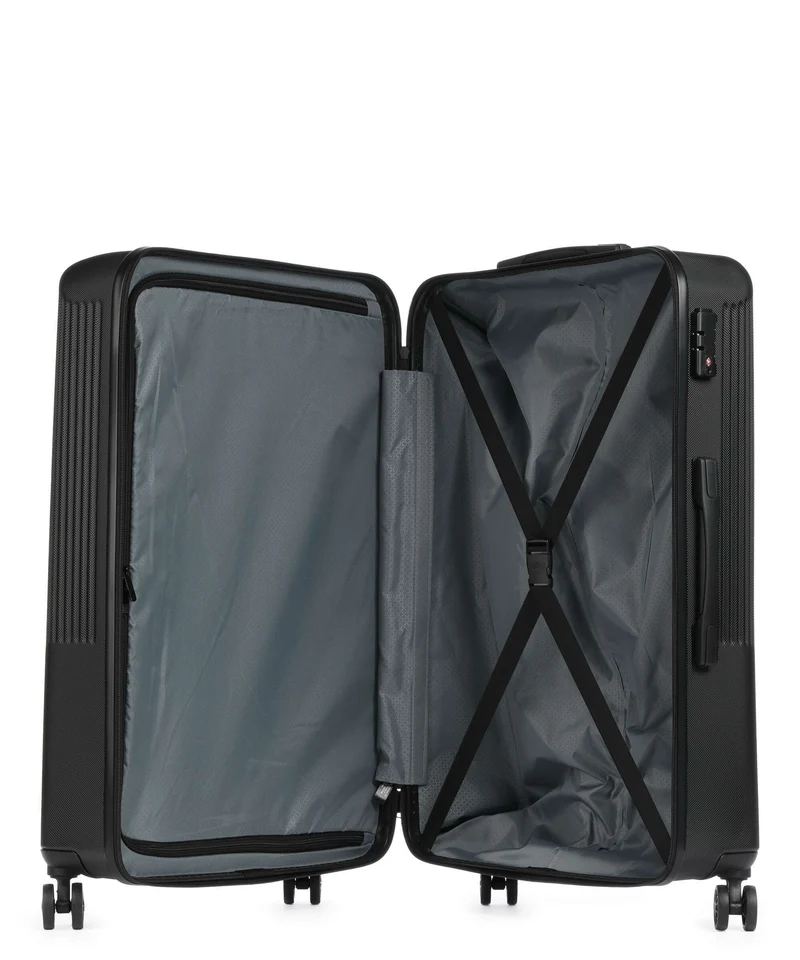 Travelite Bali 4-Rollen Trolley schwarz