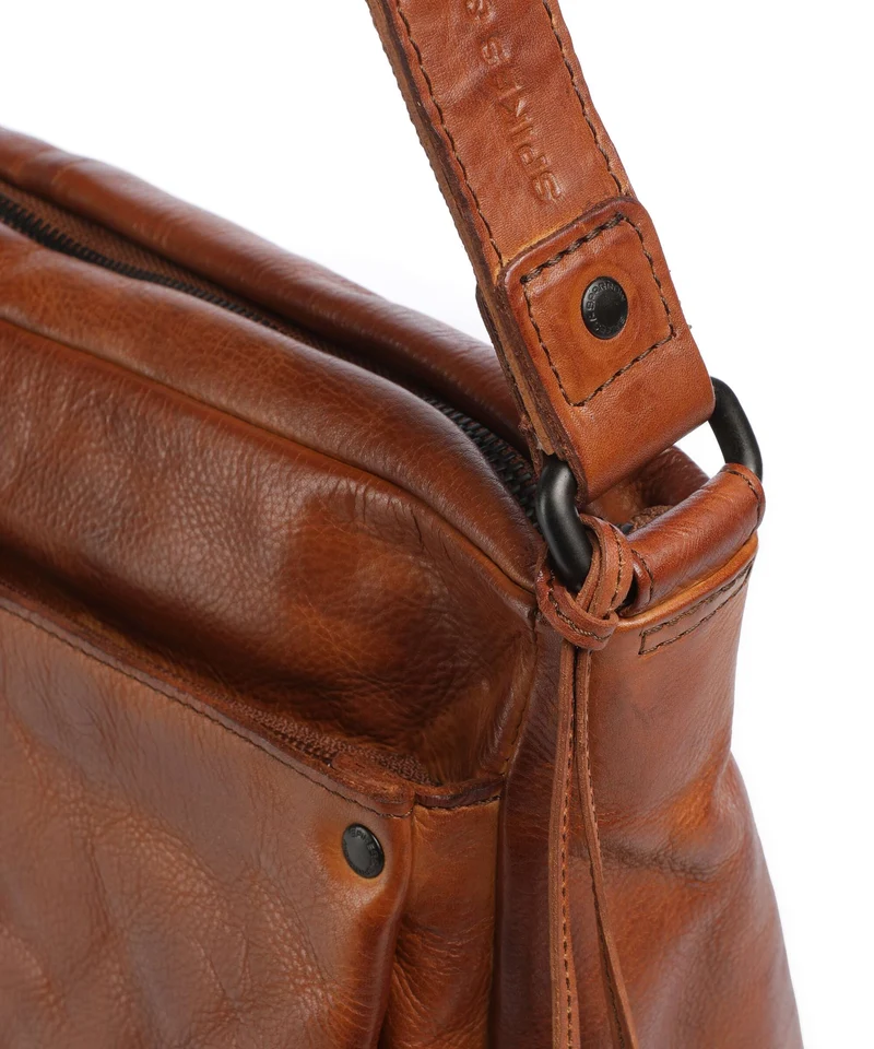 Spikes & Sparrow Apache Charmayne Schultertasche brandy