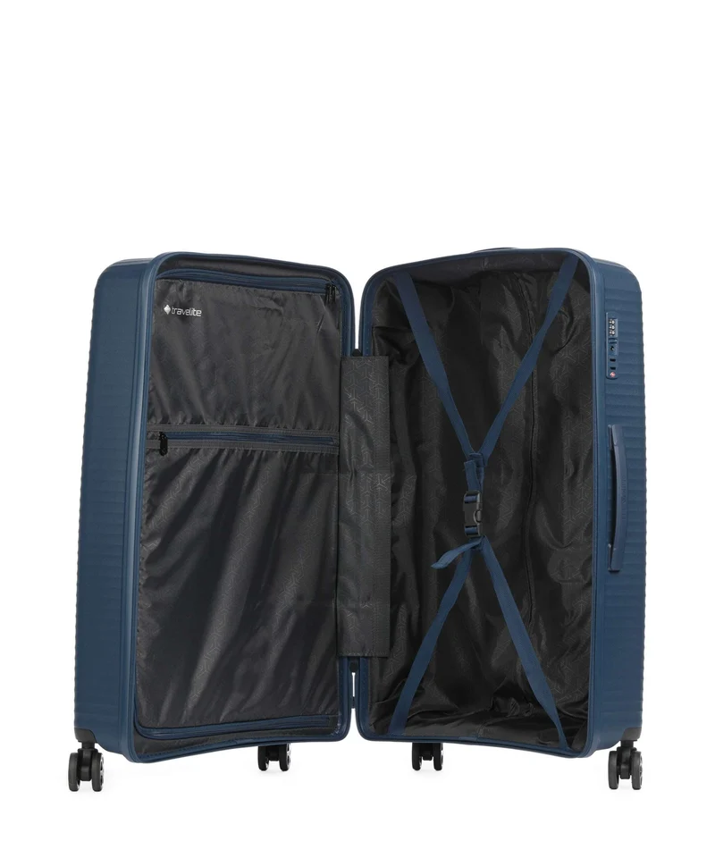 Travelite Air Stripe 4-Rollen Trolley navy