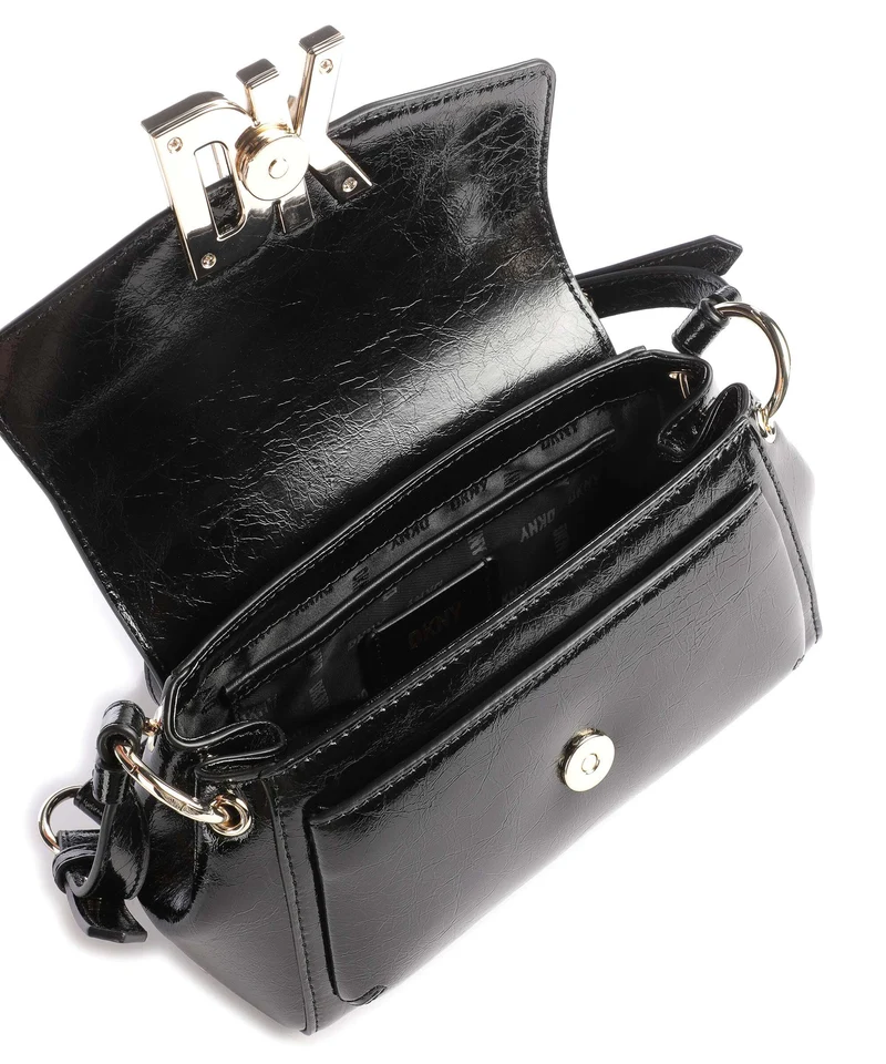 DKNY Milano Downtown Umhängetasche black/gold