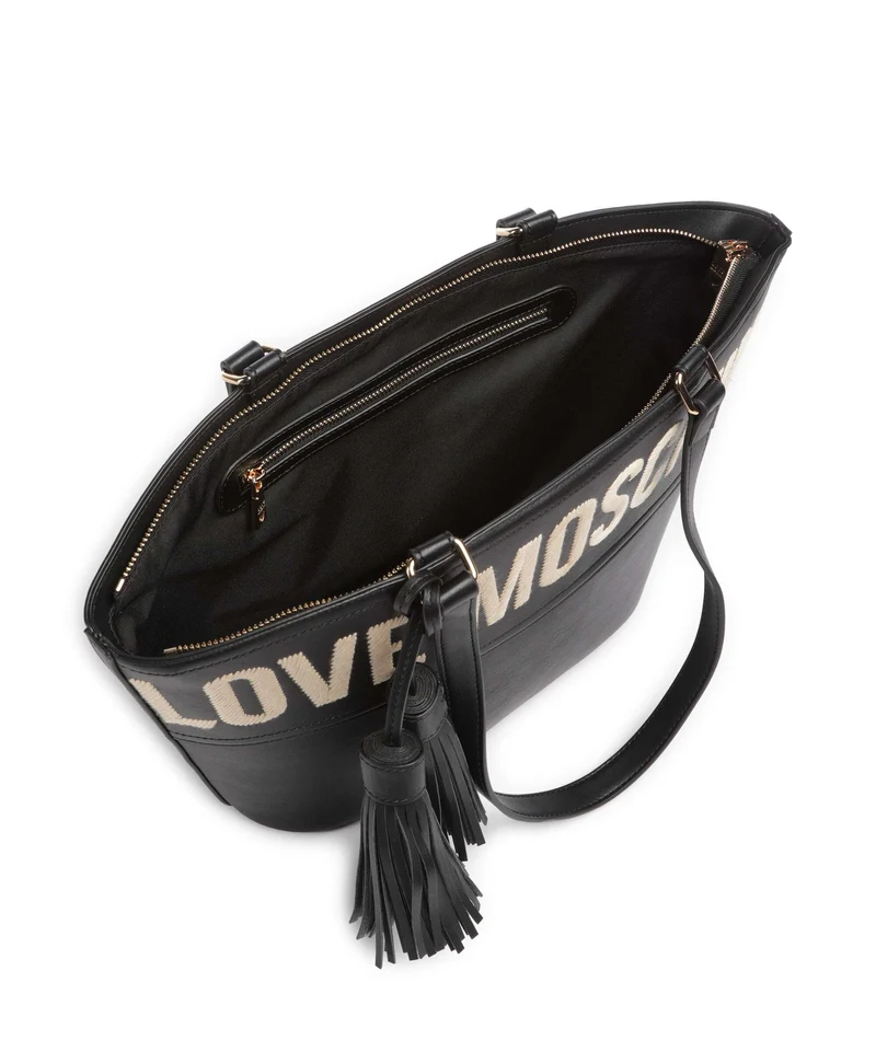 Love Moschino Item Cabas Shopper nero