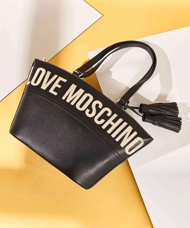Love Moschino Item Cabas Shopper nero