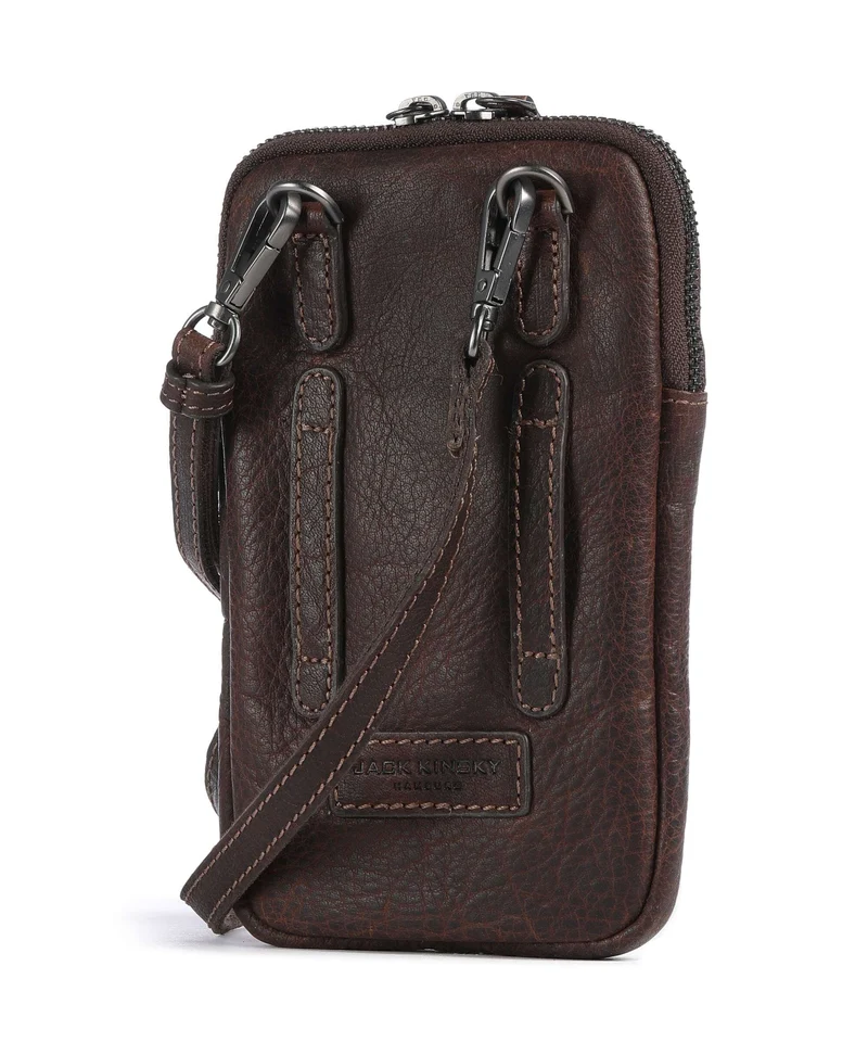 Jack Kinsky Porto 10 Handytasche mokka