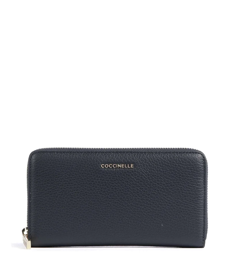 Coccinelle Metallic Soft Geldbörse midnight blue