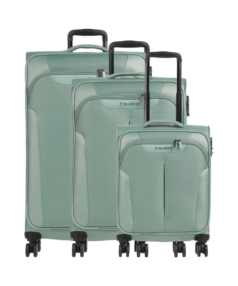 Travelite Croatia 4-Rollen Trolley Set mint