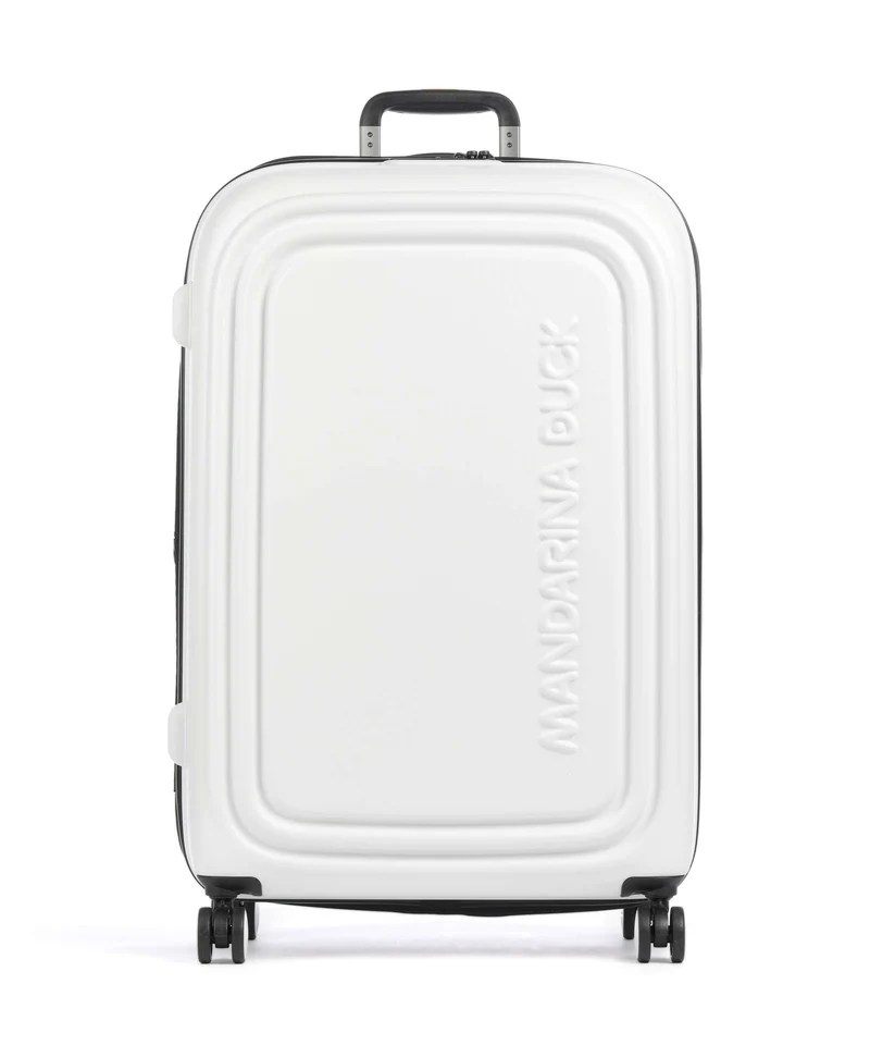 Mandarina Duck Logoduck+ 4-Rollen Trolley blanc