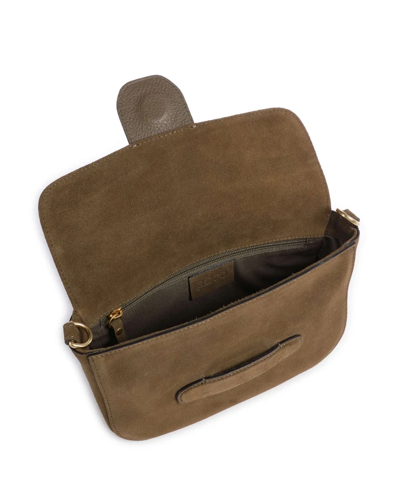 Abro Suede Camilla Schultertasche military