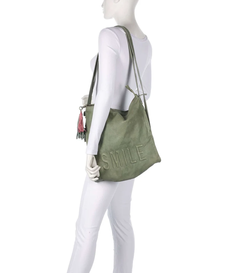 Taschendieb Wien Paoliweg 3 Rucksack-Tasche green leaf