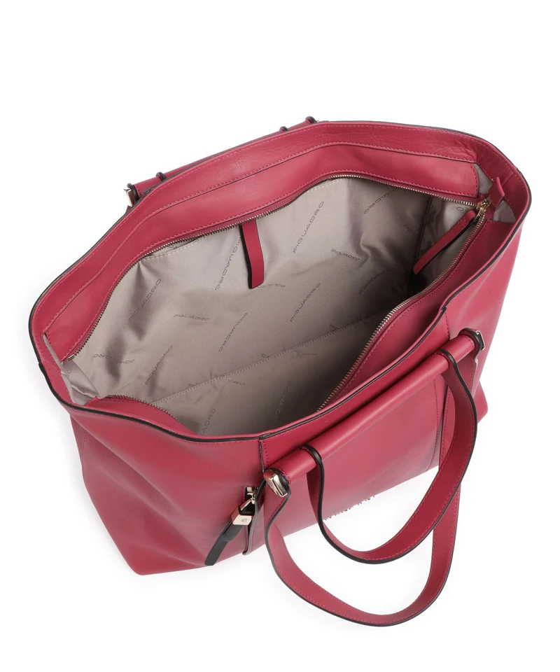 Piquadro Circle Shopper rosso
