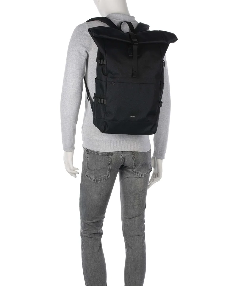 Sandqvist Icon L Rolltop Rucksack black