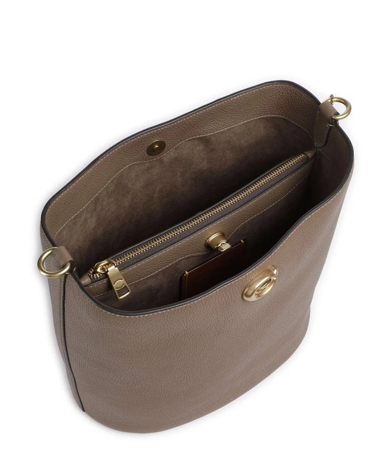 Coach Willow Soft Beuteltasche dark stone