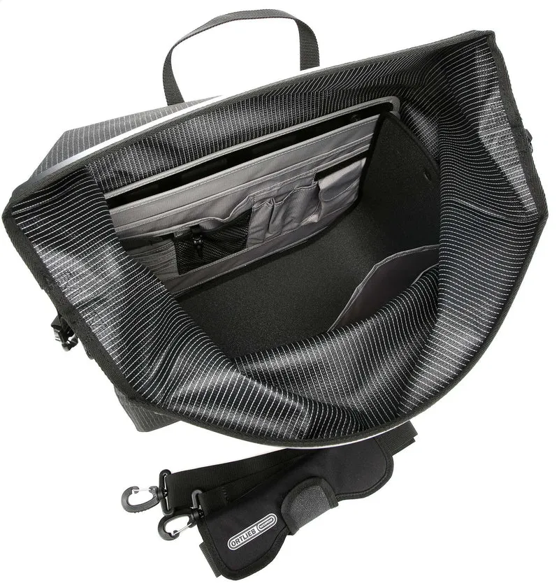 Ortlieb Office-Bag High Visibility QL2.1 Gepäcktasche black reflective