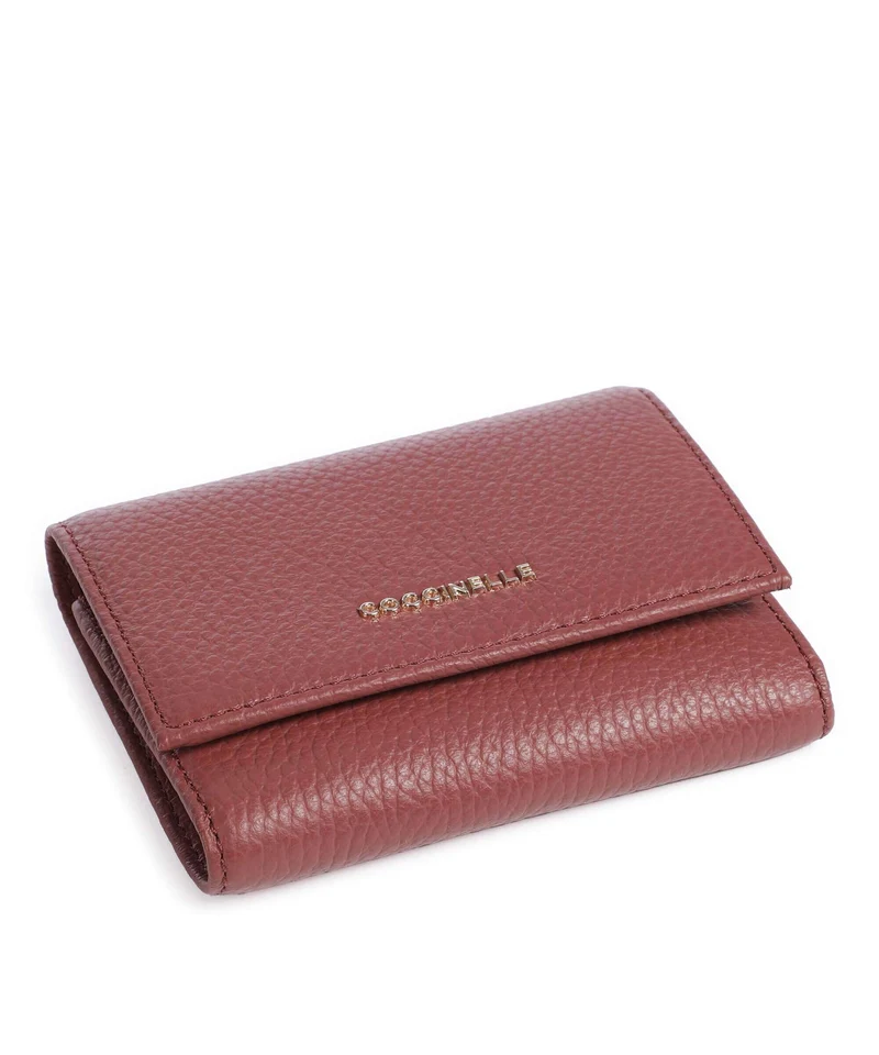 Coccinelle Metallic Soft Geldbörse brandy