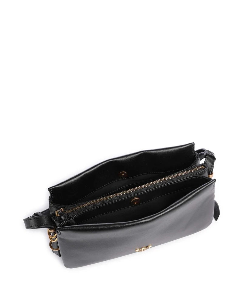 Pinko Triplet Mini Umhängetasche nero/antique gold