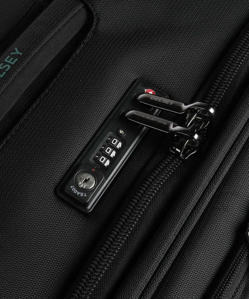 Delsey Paris Helium Dlx 4-Rollen Trolley schwarz