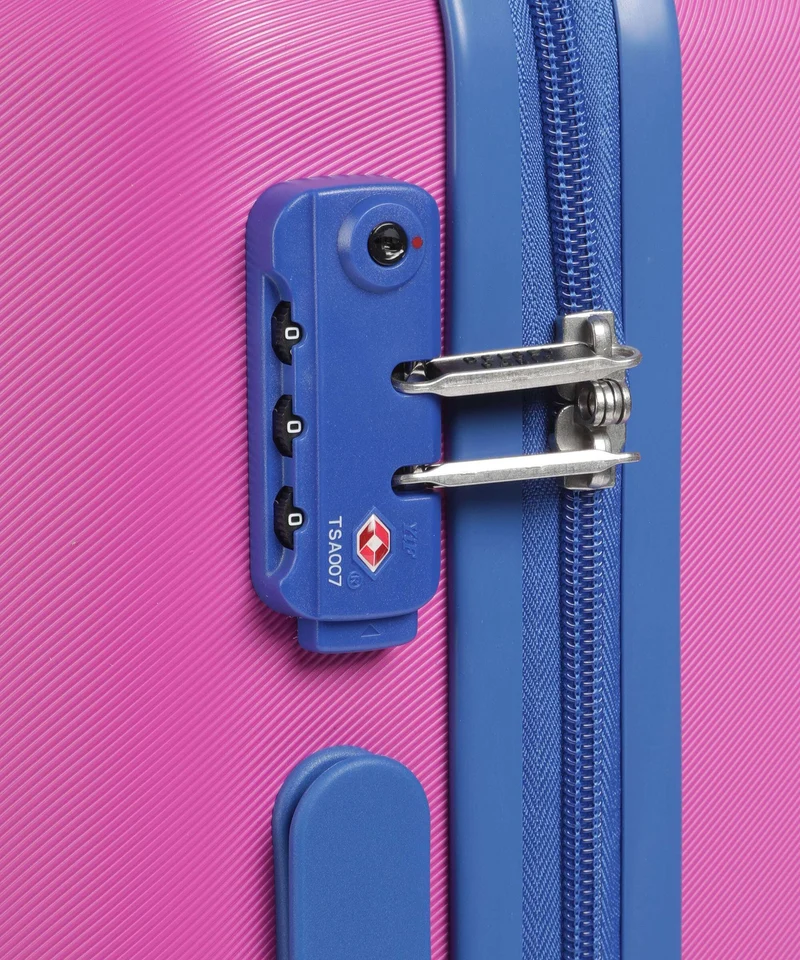 Delsey Paris x United Colors of Benetton Fabrica 4-Rollen Trolley purple