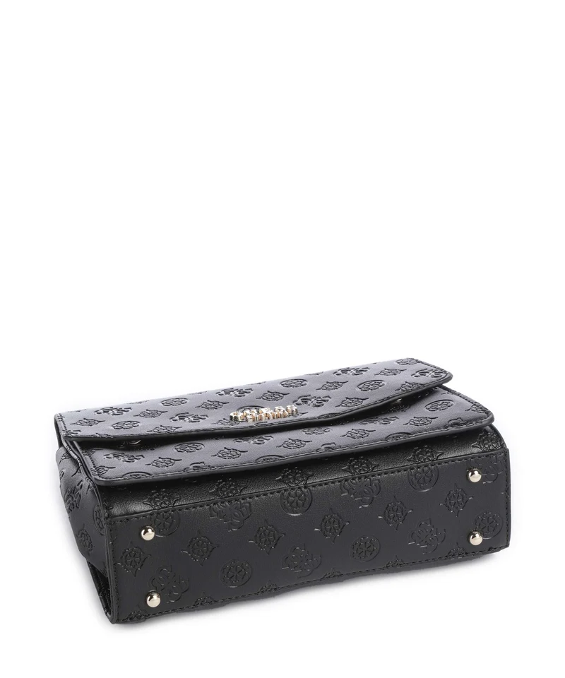 Guess Phoebe Peony Debossed Schultertasche black logo