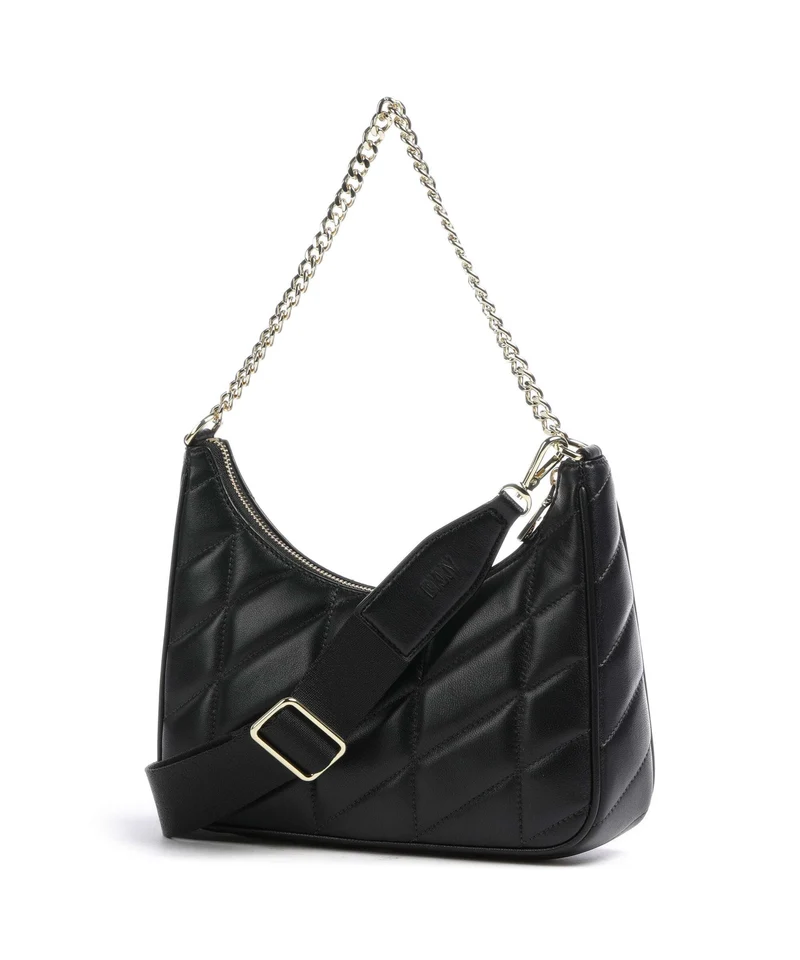 DKNY Betty Schultertasche black/gold