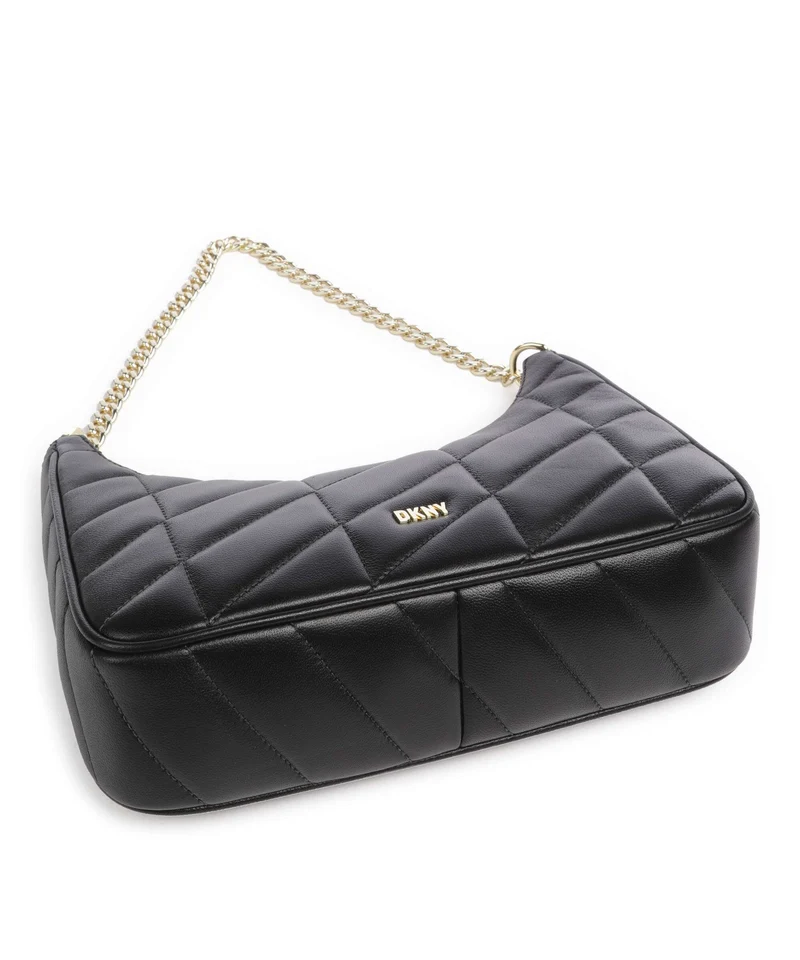 DKNY Betty Schultertasche black/gold