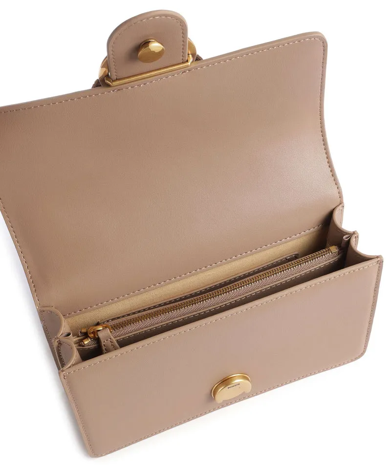Pinko Love One Mini Umhängetasche biscotto zenzero