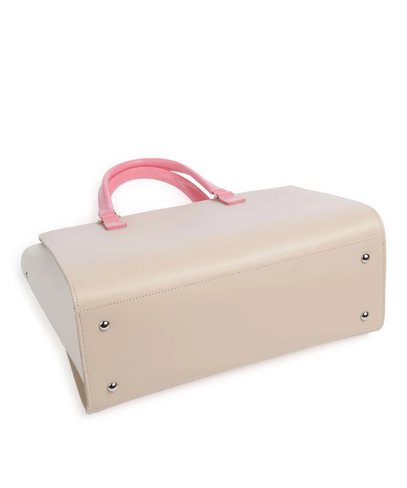 Lancaster Smooth Handtasche beige