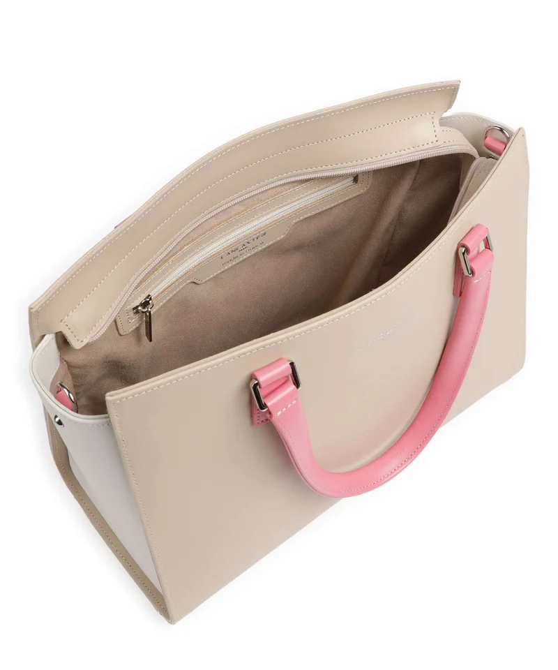 Lancaster Smooth Handtasche beige