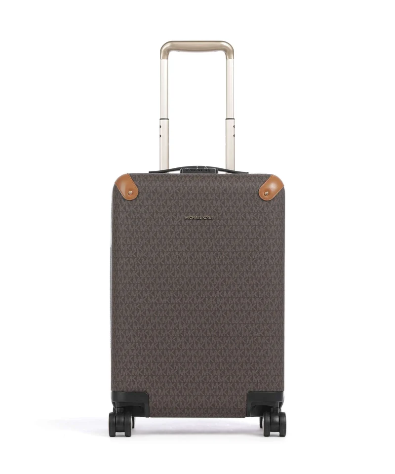 Michael Kors Travel 4-Rollen Trolley brown/acorn