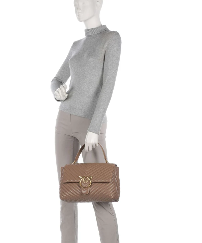 Pinko Love Lady Puff Big Handtasche biscotto zenzero