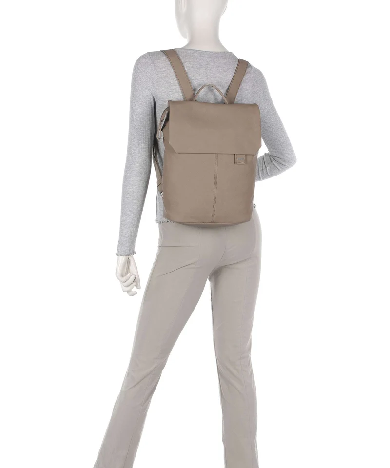Zwei Mademoiselle.M MR13 Rucksack nubuk/cappuccino